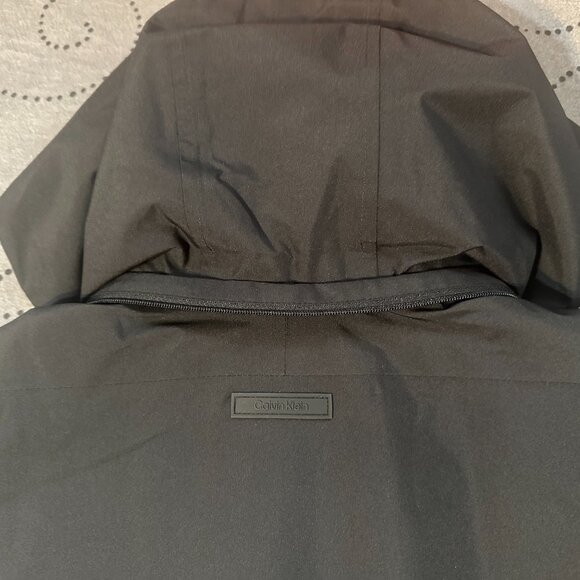 CALVIN KLEIN PACKABLE PRIMA LOFT BLACK VEST HOODIE JACKET SIZE S MEN $189.00 - Picture 8 of 11